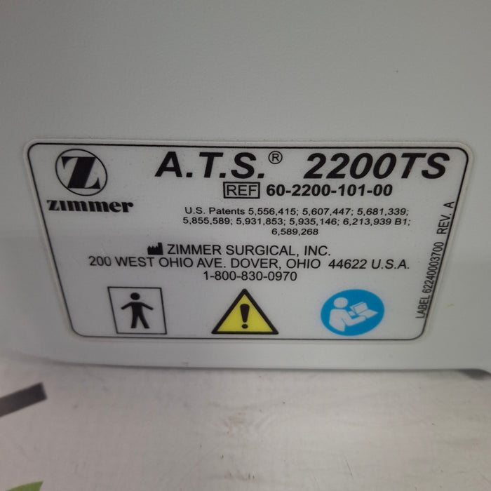 Zimmer Zimmer ATS 2200TS Tourniquet Surgical Equipment reLink Medical