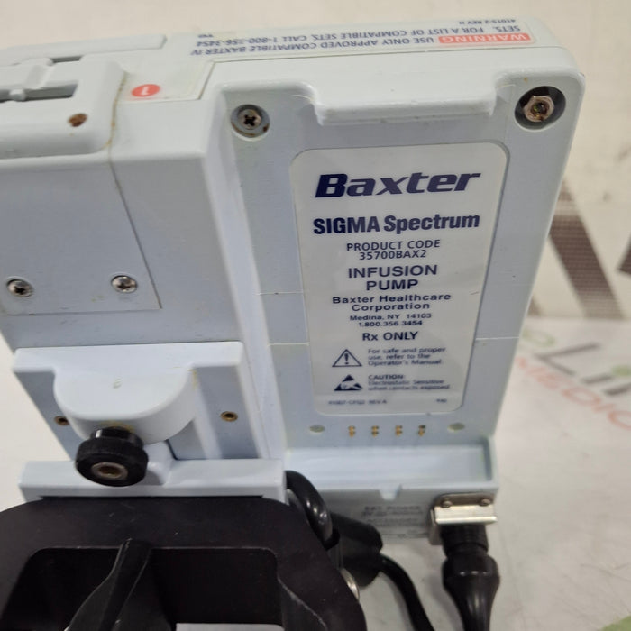 Baxter Baxter Sigma Spectrum w/Non Wireless or No Battery Infusion Pump Infusion Pump reLink Medical