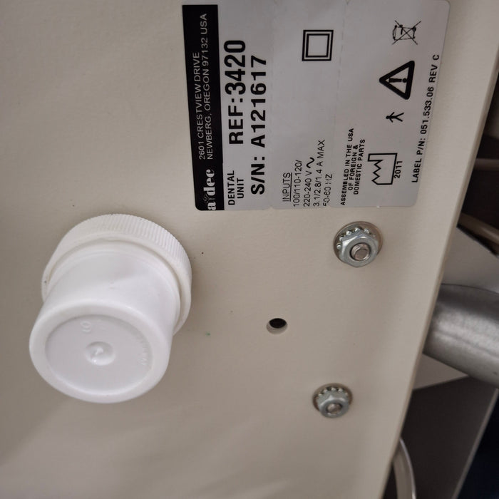 A-Dec 3420 Duo Dental Operatory Delivery System