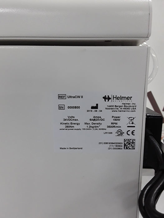 Helmer Inc Helmer Inc UltraCW II Cell Washing Centrifuge Research Lab reLink Medical