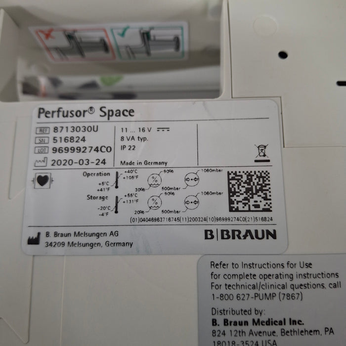 B. Braun Perfusor Space Syringe Pump