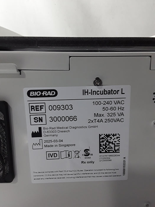 Bio-Rad Bio-Rad IH-Incubator L Incubator Clinical Lab reLink Medical