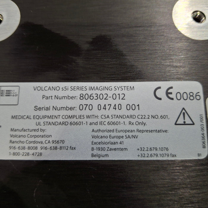 Philips Volcano s5i Imaging System
