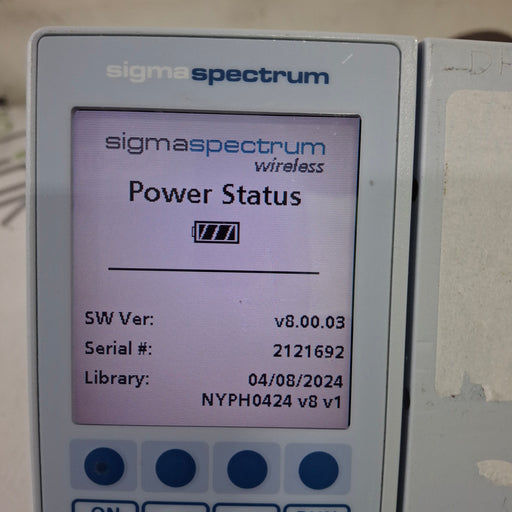 Baxter Baxter Sigma Spectrum 8.00.03 w/o Battery Infusion Pump Infusion Pump reLink Medical