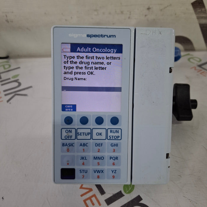 Baxter Baxter Sigma Spectrum 8.00.03 w/o Battery Infusion Pump Infusion Pump reLink Medical