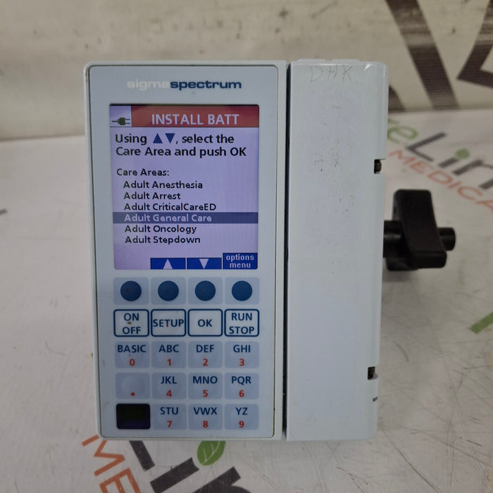 Baxter Sigma Spectrum 8.00.03 w/o Battery Infusion Pump