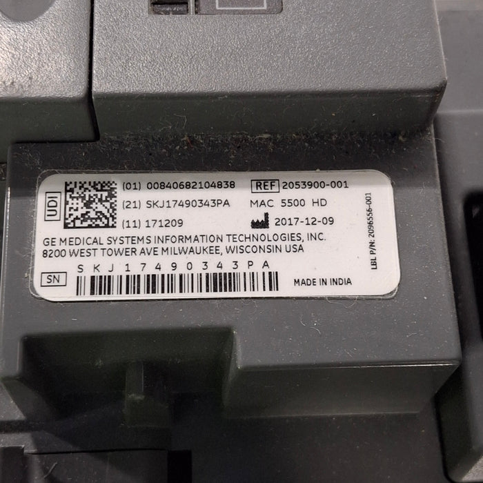 GE Healthcare GE Healthcare MAC 5500 HD ECG without CAM Module Cardiology reLink Medical