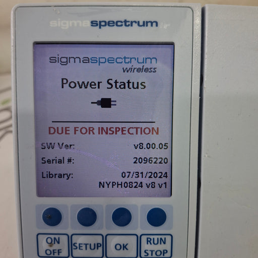 Baxter Baxter Sigma Spectrum 8.00.05 w/o Battery Infusion Pump Infusion Pump reLink Medical