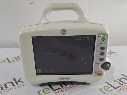 GE Healthcare GE Healthcare Dash 3000 - Masimo SpO2 Patient Monitor Patient Monitors reLink Medical