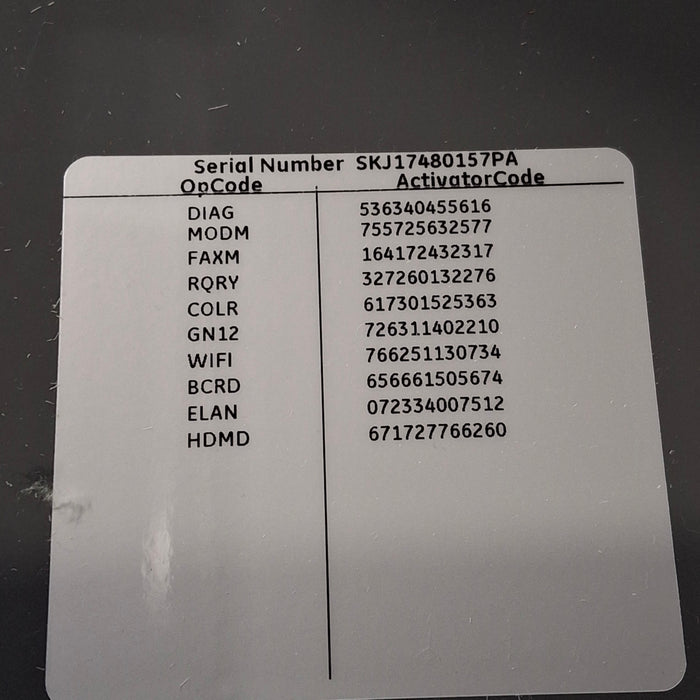 GE Healthcare GE Healthcare MAC 5500 HD ECG without CAM Module Cardiology reLink Medical