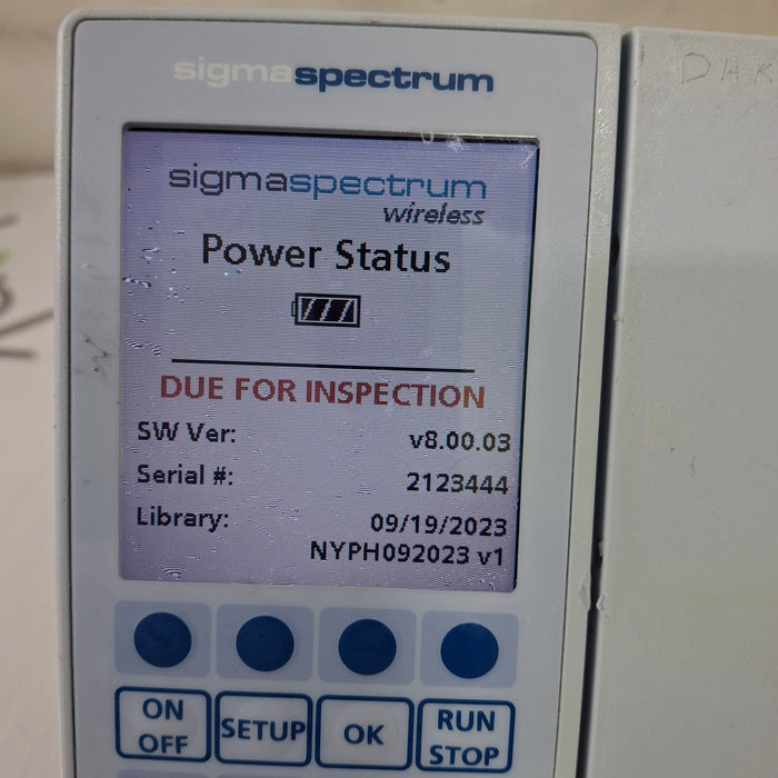 Baxter Baxter Sigma Spectrum 8.00.03 w/o Battery Infusion Pump Infusion Pump reLink Medical