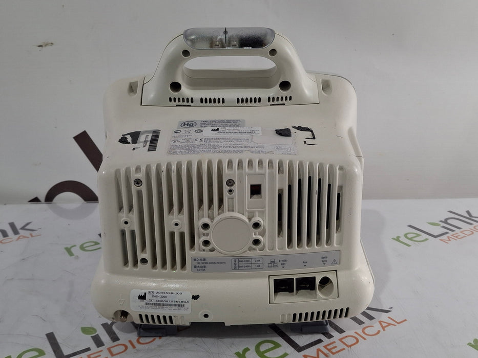 GE Healthcare GE Healthcare Dash 3000 - Masimo SpO2 Patient Monitor Patient Monitors reLink Medical