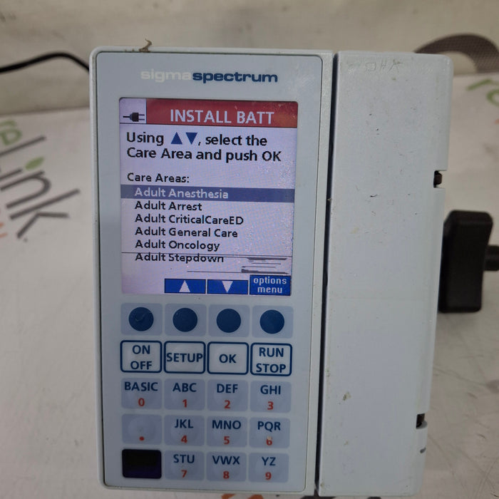 Baxter Sigma Spectrum 8.00.03 w/o Battery Infusion Pump