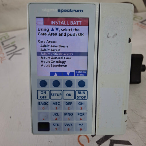 Baxter Baxter Sigma Spectrum 8.01.00 w/o Battery Infusion Pump Infusion Pump reLink Medical