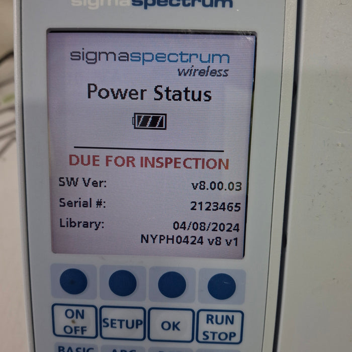 Baxter Baxter Sigma Spectrum 8.00.03 w/o Battery Infusion Pump Infusion Pump reLink Medical