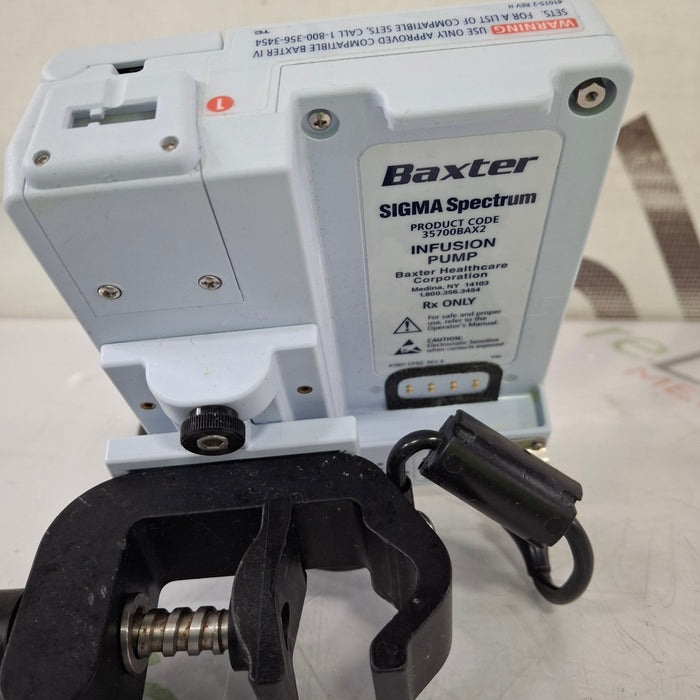Baxter Baxter Sigma Spectrum 8.00.03 w/o Battery Infusion Pump Infusion Pump reLink Medical