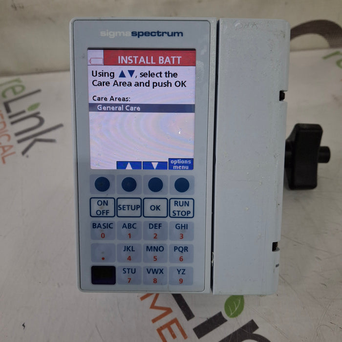 Baxter Sigma Spectrum 8.01.00 w/o Battery Infusion Pump