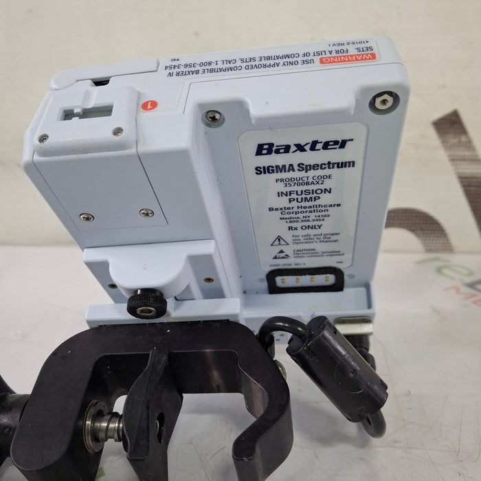 Baxter Sigma Spectrum 8.01.00 w/o Battery Infusion Pump