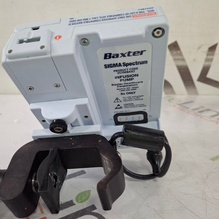Baxter Sigma Spectrum 8.00.03 w/o Battery Infusion Pump