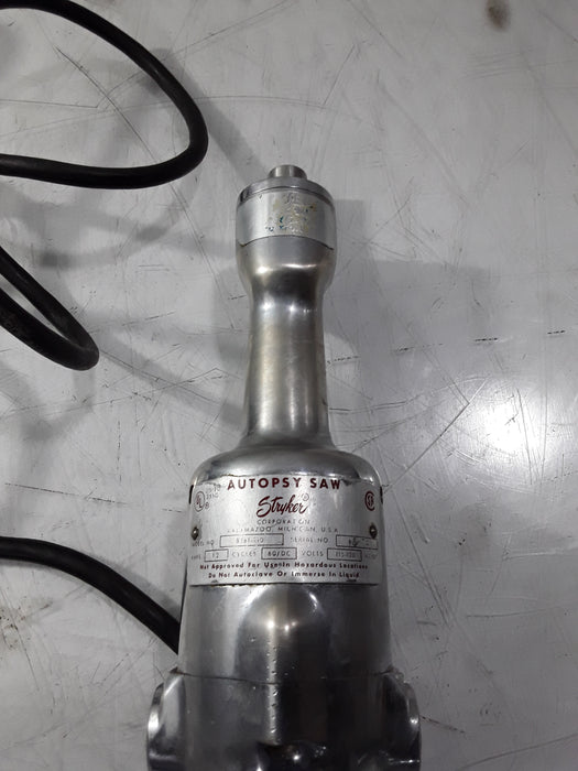 Stryker Stryker 8381-210 Autopsy Saw Surgical Power Instruments reLink Medical