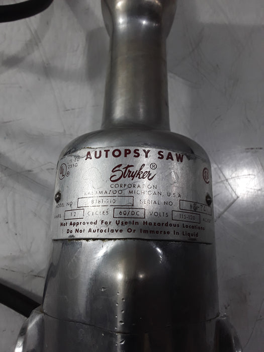 Stryker Stryker 8381-210 Autopsy Saw Surgical Power Instruments reLink Medical