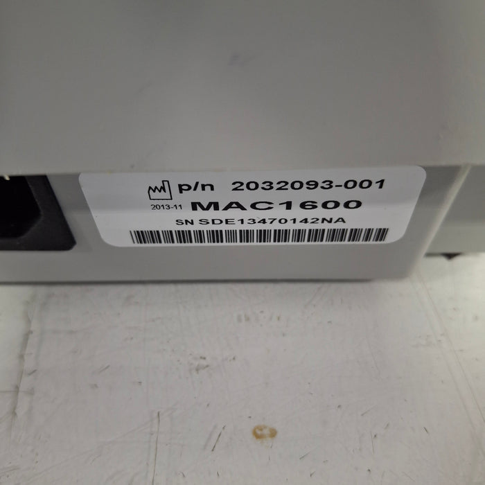 GE Healthcare GE Healthcare MAC 1600 ECG Cardiology reLink Medical