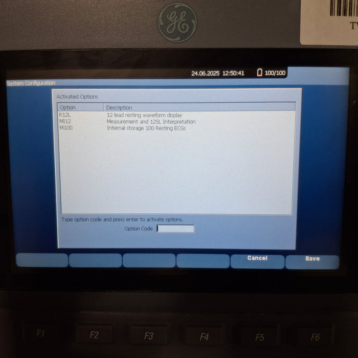 GE Healthcare GE Healthcare MAC 1600 ECG Cardiology reLink Medical