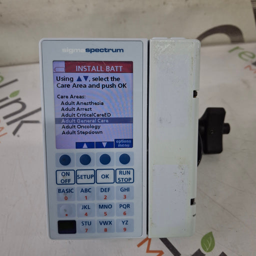Baxter Baxter Sigma Spectrum 8.01.00 w/o Battery Infusion Pump Infusion Pump reLink Medical
