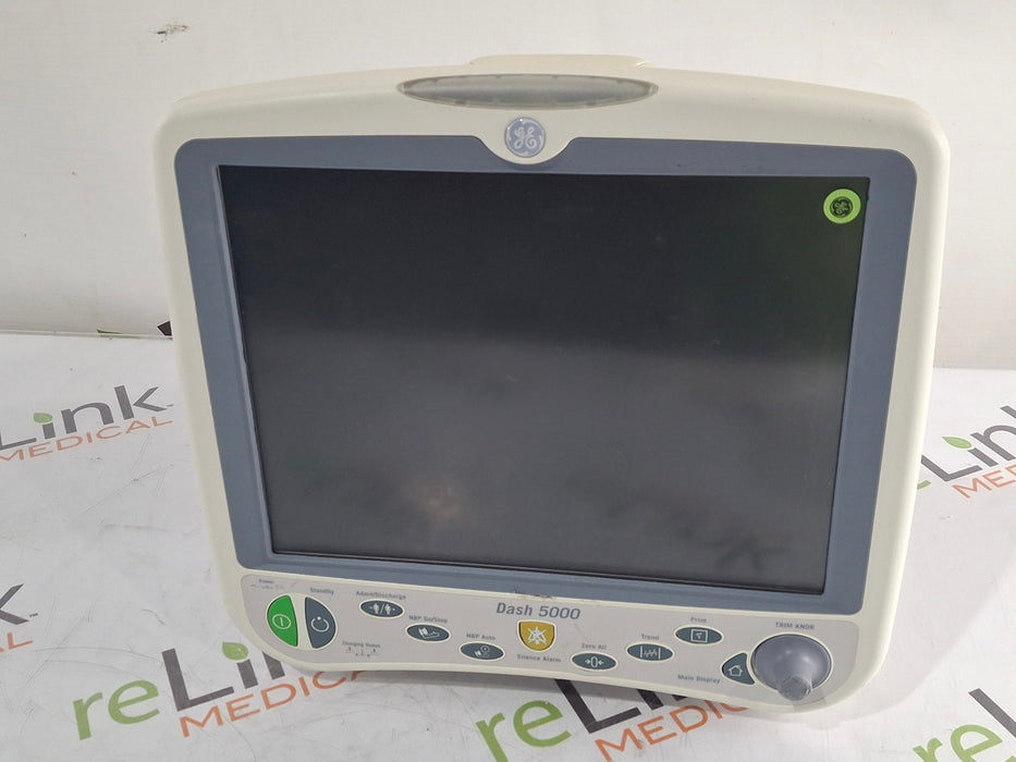 GE Healthcare GE Healthcare Dash 5000 - Masimo SpO2 Patient Monitor Patient Monitors reLink Medical