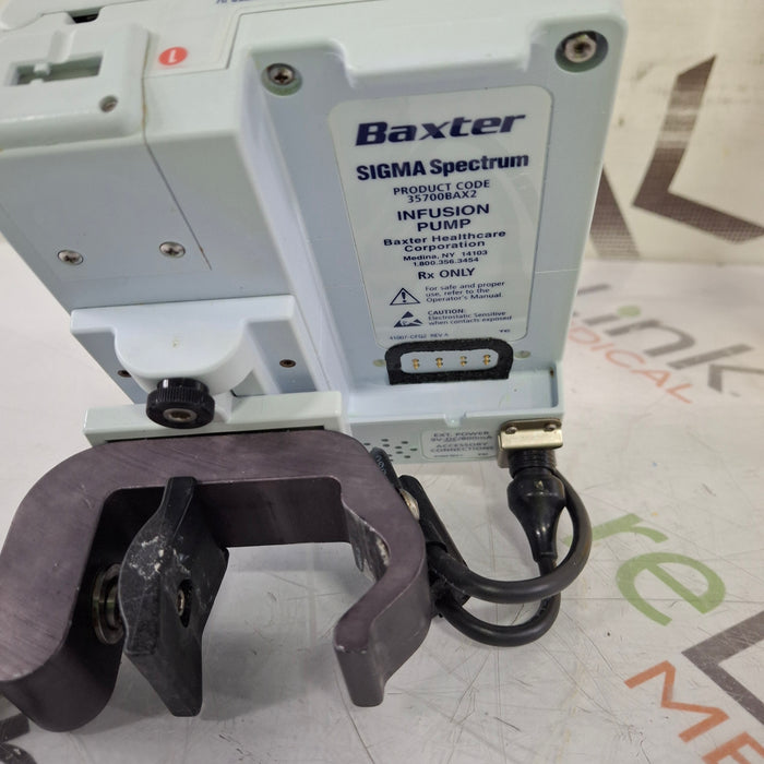Baxter Baxter Sigma Spectrum w/Non Wireless or No Battery Infusion Pump Infusion Pump reLink Medical