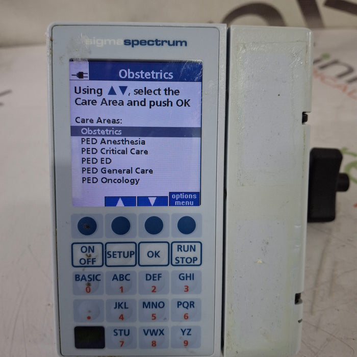 Baxter Sigma Spectrum 8.01.00 w/o Battery Infusion Pump