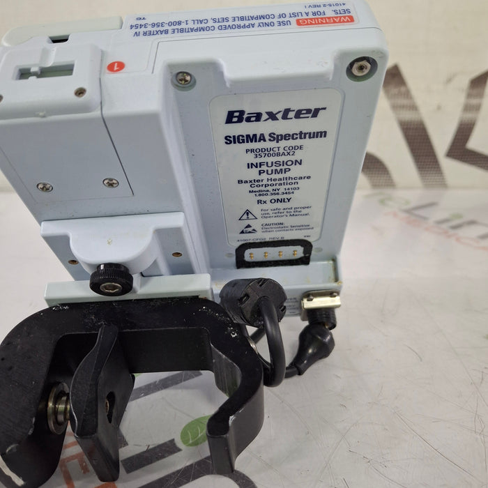 Baxter Sigma Spectrum 8.01.00 w/o Battery Infusion Pump