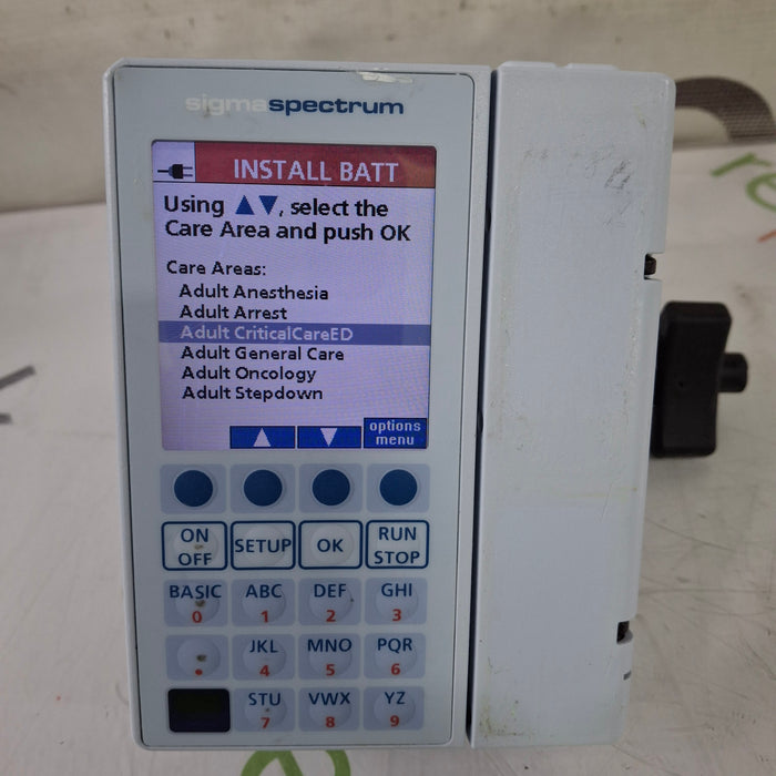 Baxter Baxter Sigma Spectrum 8.01.00 w/o Battery Infusion Pump Infusion Pump reLink Medical