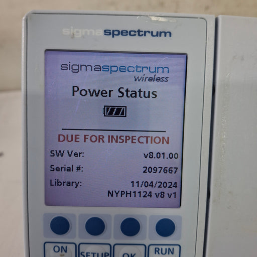 Baxter Baxter Sigma Spectrum 8.01.00 w/o Battery Infusion Pump Infusion Pump reLink Medical