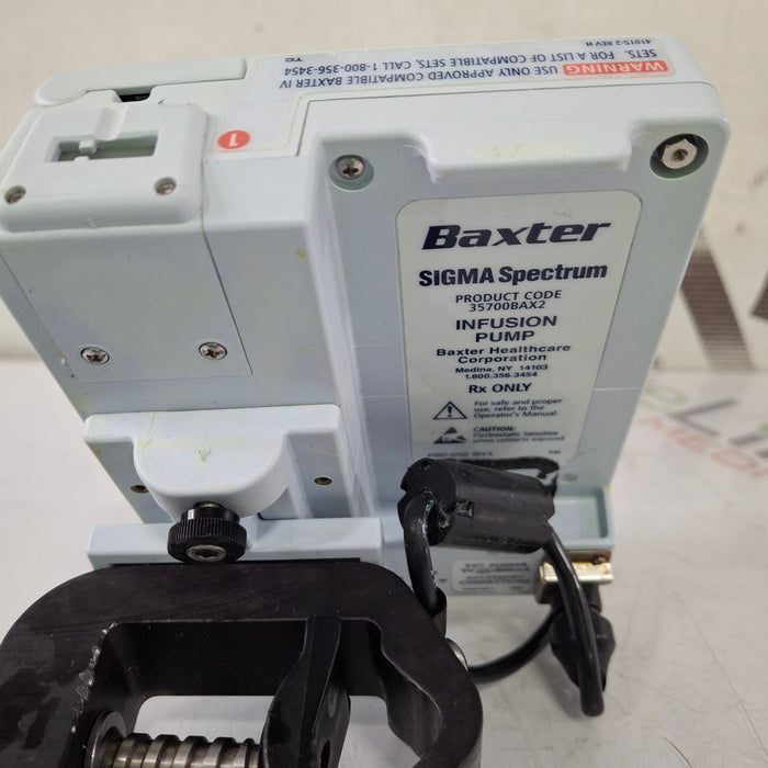 Baxter Sigma Spectrum 8.00.03 w/o Battery Infusion Pump