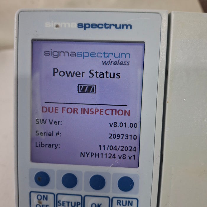 Baxter Baxter Sigma Spectrum 8.01.00 w/o Battery Infusion Pump Infusion Pump reLink Medical