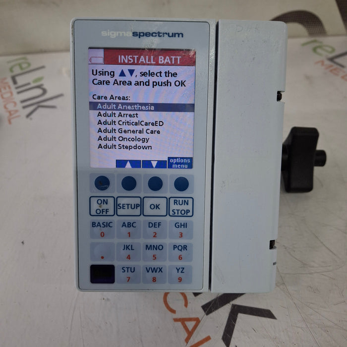 Baxter Baxter Sigma Spectrum 8.00.03 w/o Battery Infusion Pump Infusion Pump reLink Medical