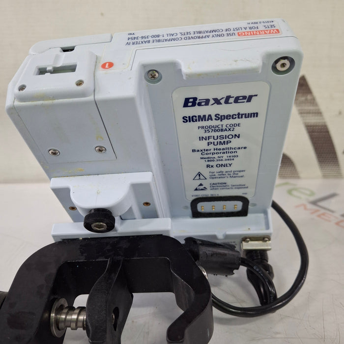 Baxter Baxter Sigma Spectrum 8.00.03 w/o Battery Infusion Pump Infusion Pump reLink Medical
