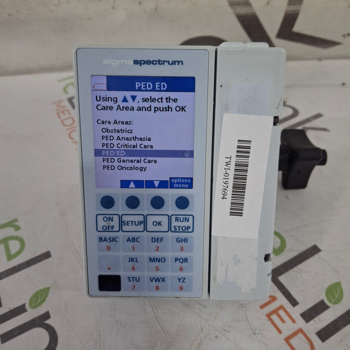 Baxter Sigma Spectrum 8.00.03 w/o Battery Infusion Pump