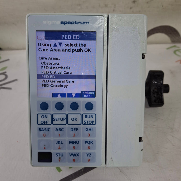 Baxter Baxter Sigma Spectrum 8.00.03 w/o Battery Infusion Pump Infusion Pump reLink Medical