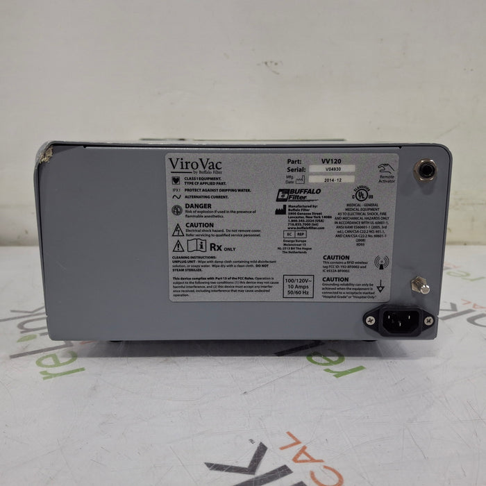 Buffalo Filter Buffalo Filter ViroVac Smoke Evacuation System Surgical Equipment reLink Medical