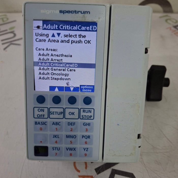 Baxter Sigma Spectrum 8.01.00 w/o Battery Infusion Pump