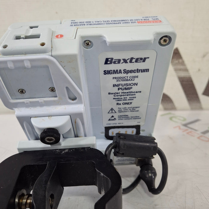 Baxter Sigma Spectrum 8.01.00 w/o Battery Infusion Pump