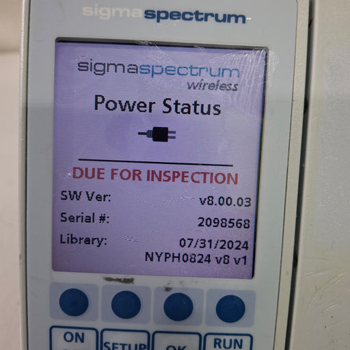 Baxter Baxter Sigma Spectrum 8.00.03 w/o Battery Infusion Pump Infusion Pump reLink Medical