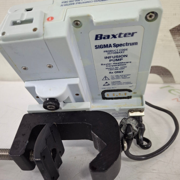 Baxter Baxter Sigma Spectrum 8.00.03 w/o Battery Infusion Pump Infusion Pump reLink Medical