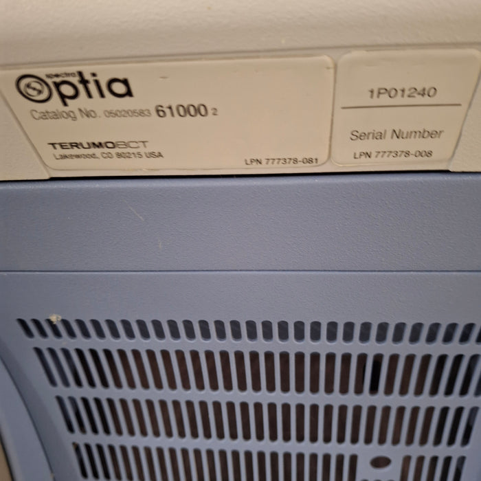 Terumo BCT Terumo BCT Spectra Optia Apheresis System Perfusion reLink Medical