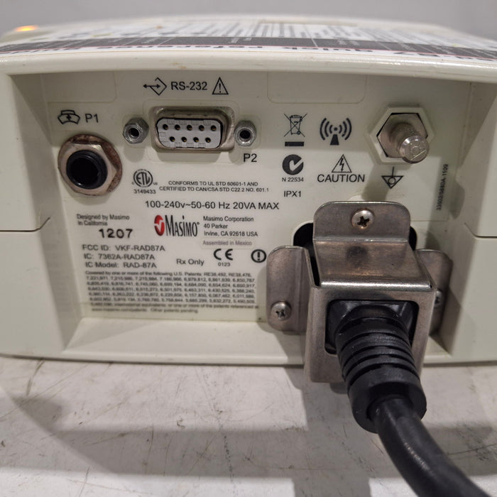 Masimo Masimo Rad 87 Rainbow Set Pulse Oximeter Patient Monitors reLink Medical