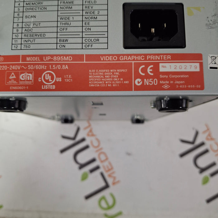 Sony Sony UP-895MD Imager / Printer Ultrasound reLink Medical