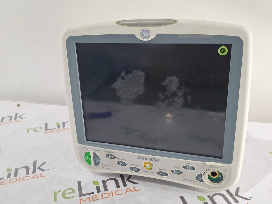 GE Healthcare GE Healthcare Dash 5000 - Masimo SpO2 Patient Monitor Patient Monitors reLink Medical