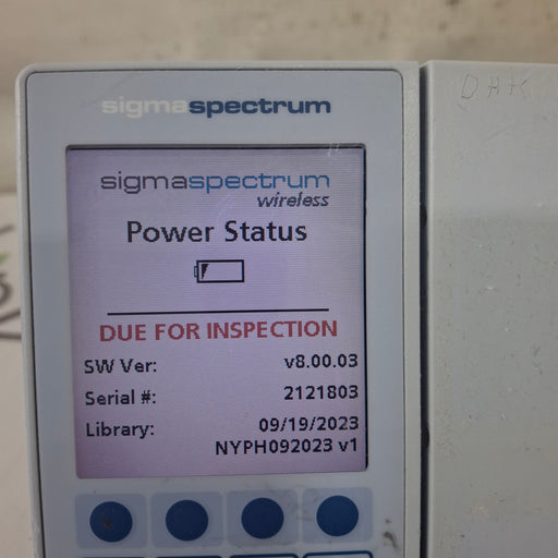 Baxter Baxter Sigma Spectrum 8.00.03 w/o Battery Infusion Pump Infusion Pump reLink Medical